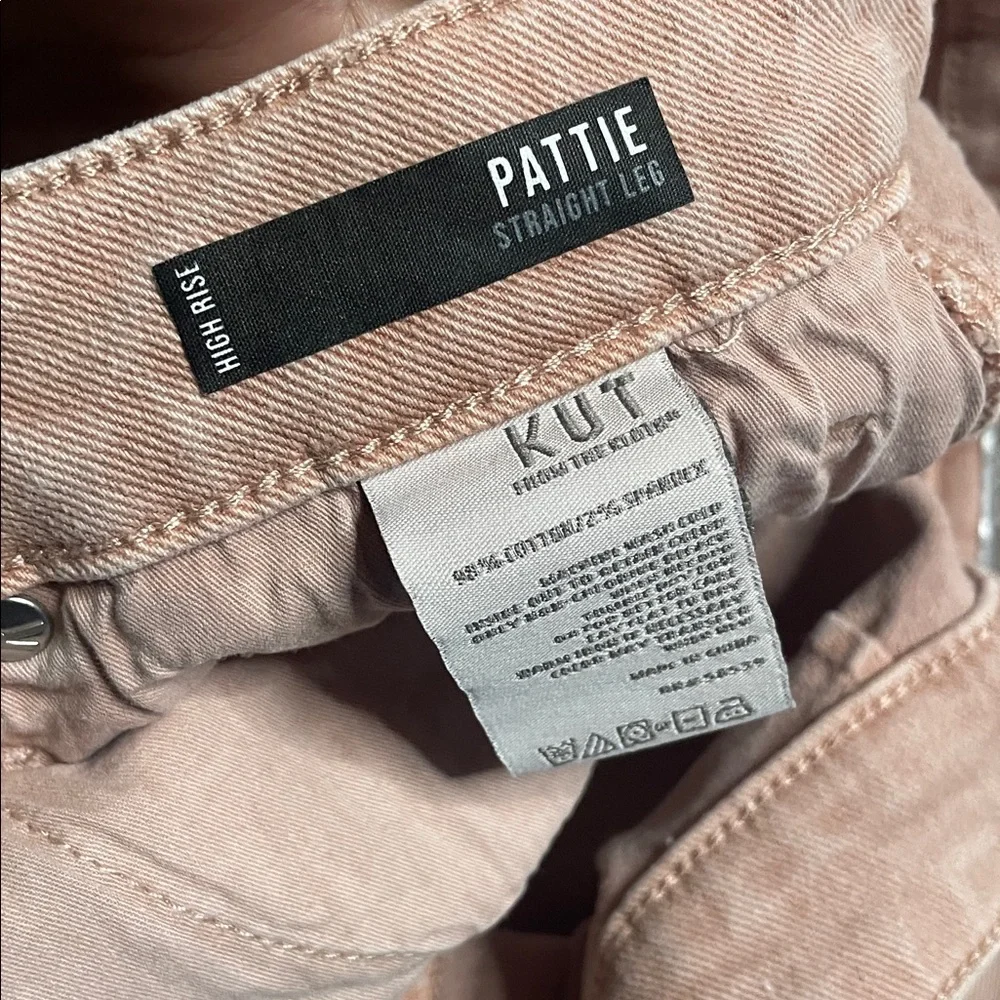 Kut From The Kloth High Rise Pattie‎ Straight Leg Jean Size 12
